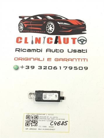 CENTRALINA AMPLIFICATORE JAGUAR XF Serie FW93-18K942-AB AJ200D/204DT diesel 1999 (15)