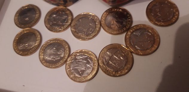 Lire 1000 in moneta 1997 errore conio, diponibili pz.9