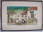 Quadro  MAINI  "Le Lavandaie"