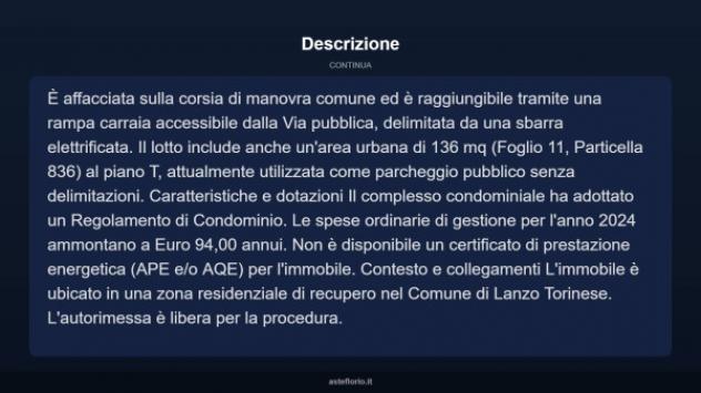 Immobile in asta di 17 m² in vendita a Lanzo Torinese - Foto 4