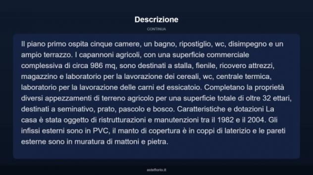 Immobile in asta di 404 m² con più di 5 locali in vendita a Cagli - Foto 12