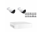 Sistema videosorveglianza completo con DVR, 2 telecamere, HDD 1TB e monitor