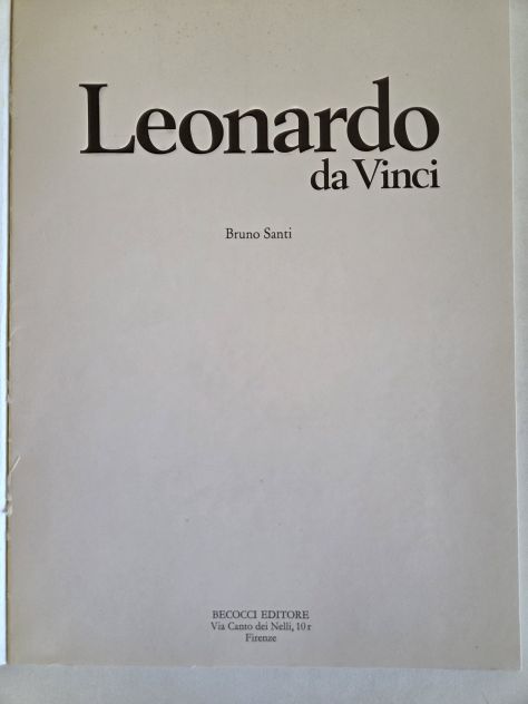 Libro "Leonardo Da Vinci" di Bruno Santi, storia ed opere - Foto 2