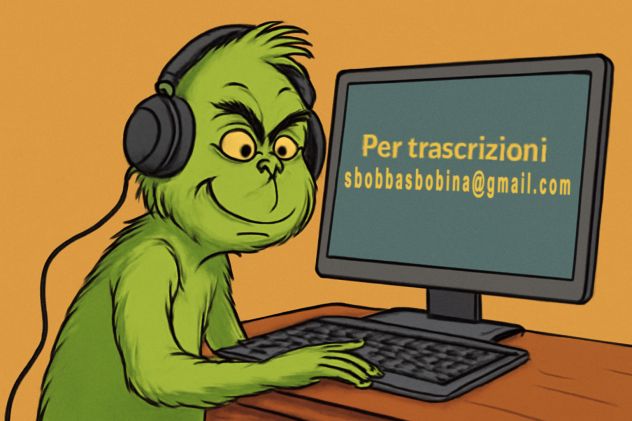 Sbobine audio e video realizzo.