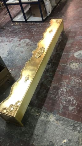 Mantovana foglia oro zineffa legno su misura con spedizione - Foto 2