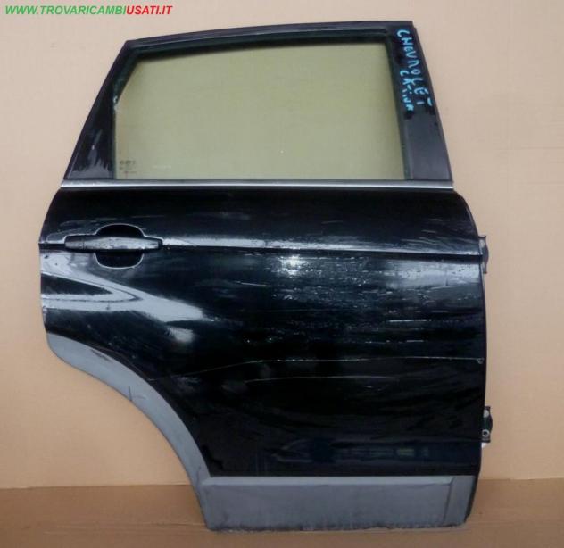 PORTA POST. D. NERO MET. C/ALZ. E SERR.  Carrozzeria  Lamierati esterni  Porte  Porta post. dx. CHEVROLET - CAPTIVA - 01-02-2011 - 01-12-2014