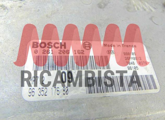 9635217680 0261206162 Peugeot 206 1.6 centralina motore Bosch - Foto 2
