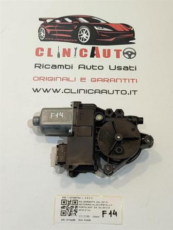 MOTORINO ALZAVETRO ANTERIORE DESTRA KIA Sorento 3° Serie 1137328730 D4HB (09)