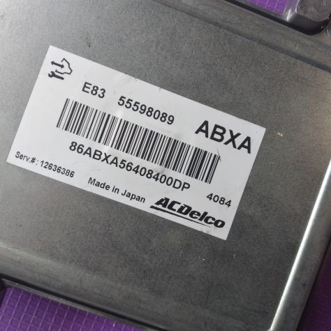 CENTRALINA MOTORE Ecu Opel Corsa 1.0 Acdelco 55598089 Abxa 55598089abxa CENTRAL - Foto 3