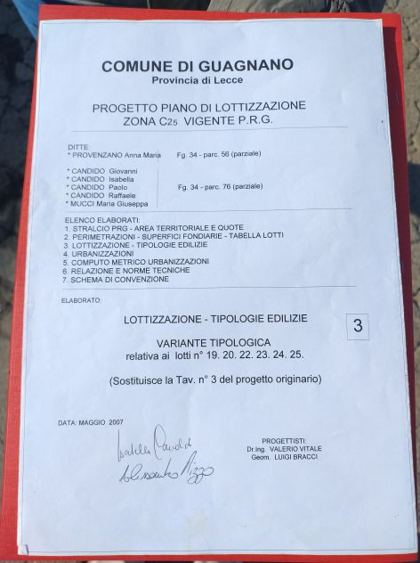 FinImmobil VENDE in Guagnano (LE) alla Via Don Luigi Giussani Suolo Edificatorio - Foto 2