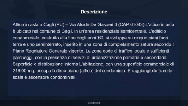 Immobile in asta di 219 m², box auto in vendita a Cagli - Foto 15