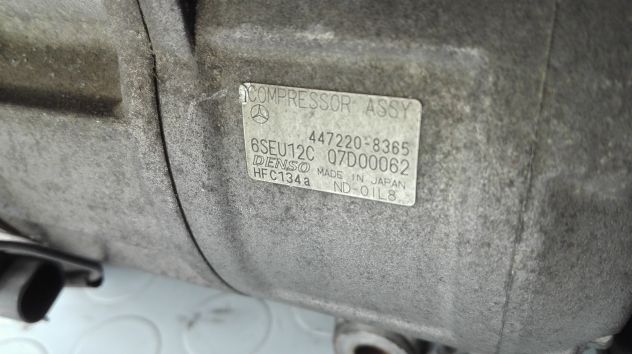 Compressore climatizzatore Mercedes Classe A170 W168 del 2002 (447220-8365) - Foto 5