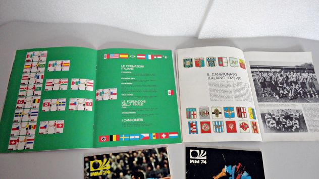 Riviste ed inserti Mondiali 1974 Germania. ORIGINALI D'EPOCA 4 Pezzi - Foto 4