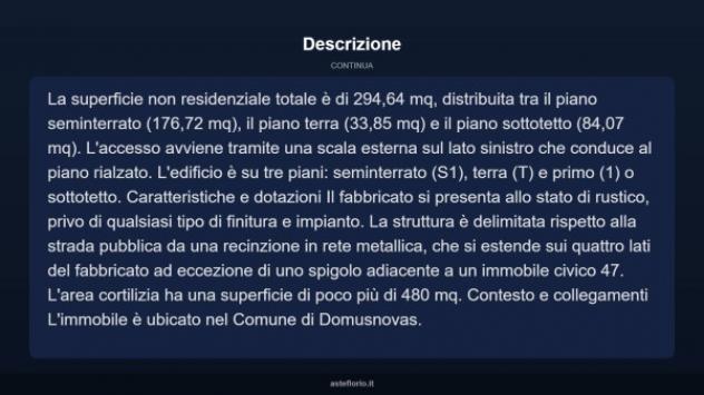 Immobile in asta di 609 m² in vendita a Domusnovas - Foto 4
