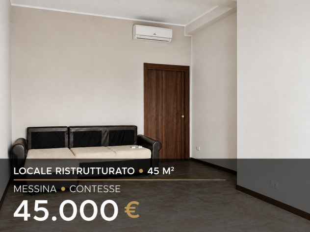 Locale commerciale ristrutturato di 45 m² – Messina, Contesse