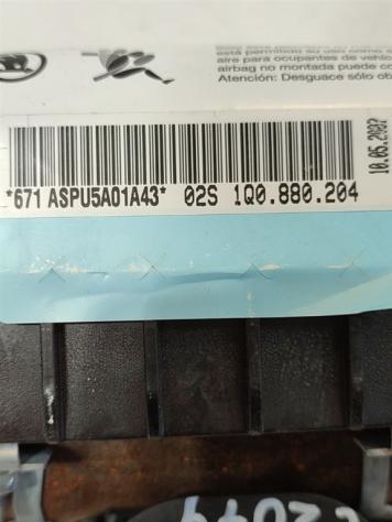 AIRBAG PASSEGGERO VOLKSWAGEN Eos Serie (1F7) 1Q0880204 608104400A BWA (0610) - Foto 3
