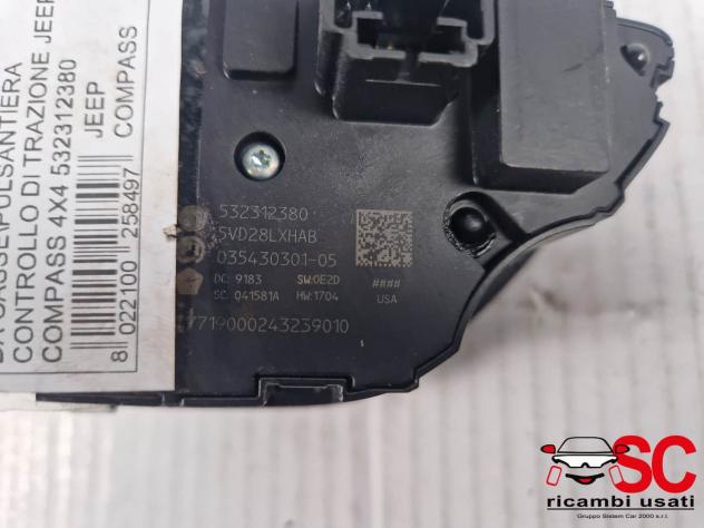 Pulsantiera Controllo Di Trazione Jeep Compass 532312380 5VD28LXHAB - 46452 - Foto 2