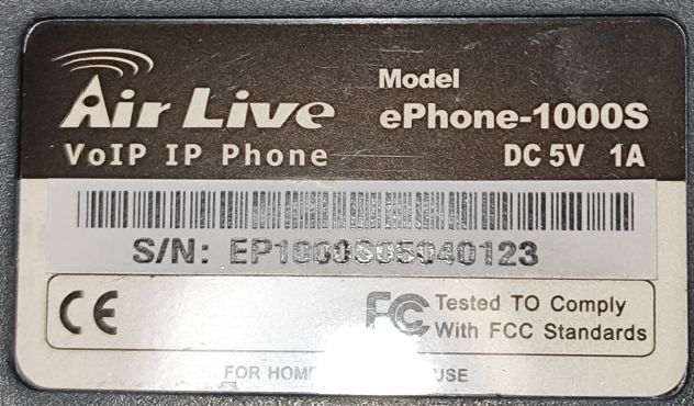 AirLive ePhone-1000S - Telefono IP a connessione cablata - Foto 4