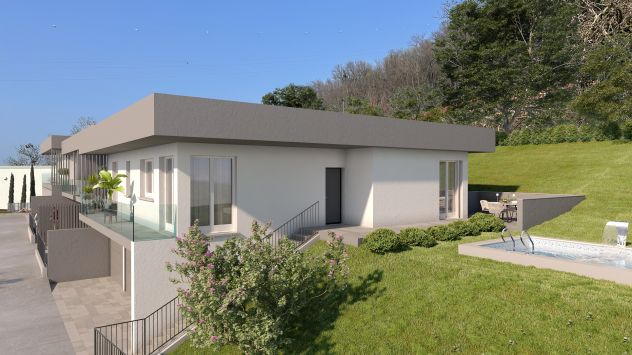 Nembro collinare trilocale doppi servizi Nuovo classe A4 - Foto 4