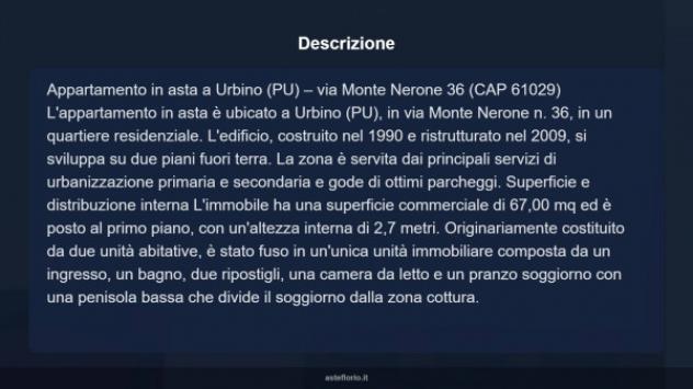 Immobile in asta di 67 m² in vendita a Urbino - Foto 17
