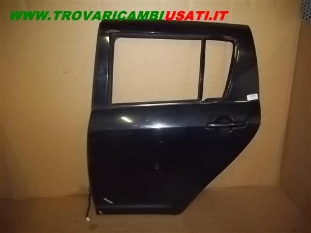 PORTA POST.S. NERO MET. SUZUKI SWIFT  Carrozzeria  Lamierati esterni  Porte  Porta post. sx. SUZUKI - SWIFT - 01-04-2005 - 01-09-2010