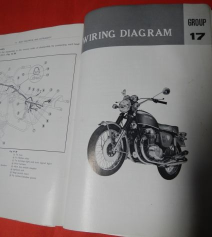 Manuale d'officina Shop Manual originale Honda CB750 1969 - Foto 4