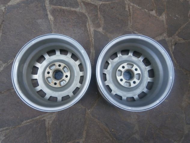 2 CERCHI IN LEGA VW GOLF GTI MK1 RABBIT SCIROCCO 5,5X13 ET38 RIF.171601025C - Foto 6