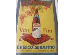 INSEGNA VINI FINI ENRICO SERAFINO TARGA IN RILIEVO