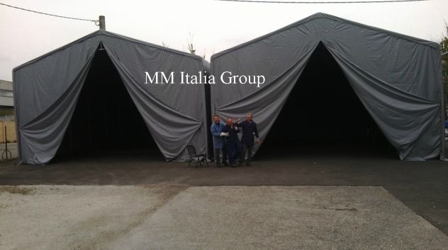 Coperture, Tendostrutture Tendoni, 8 x 8 x 5,42 in Pvc Uso Magazzino - Foto 4