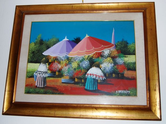 quadro olio su tela Tatari cm. 50x70 - Foto 5