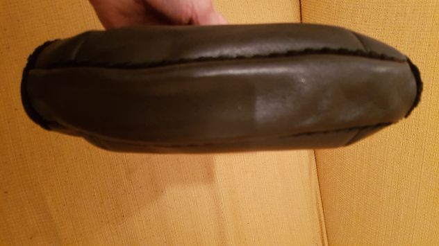 Pochette nera vera pelle vintage anni 60 - Foto 4