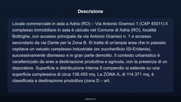 Immobile in asta di 114371 m² in vendita a Adria - Foto 7