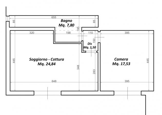 Appartamento in vendita a San Giuliano Terme 55 mq Rif: 1397541 - Foto 2