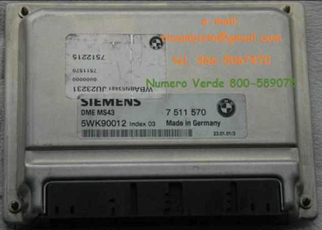 BMW Z3 centralina motore DME Siemens 5WK90012