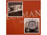 LOCMAN 1970 Cronografo in acciaio inox quadrante grigio chiaro custodia original
