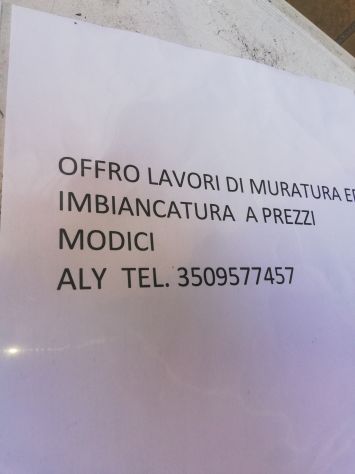 Cercasi lavoro imbiancarura edilizia