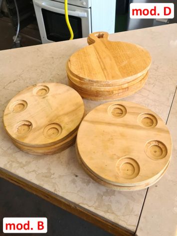 organizzatori di bicchierini in legno usati - Foto 8
