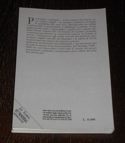 007 THUNDERBALL OPERAZIONE TUONO, JAN FLEMING, MORANO EDITORE 1991. - Foto 3