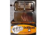 Bollitore in acciaio inox siringa in  vetro e scatola