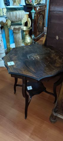 Tavolino Ottagonale Intarsiato – 25179