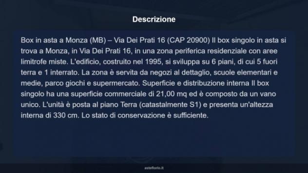 Immobile in asta di 21 m² in vendita a Monza - Foto 9