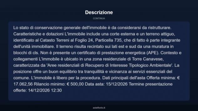 Immobile in asta di 132 m² in vendita a Torre Canavese - Foto 5