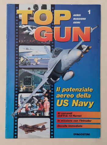 Stock riviste Top Gun da 1 a 7: Aerei Missioni Armi Ed.De Agostini, 1998 - Foto 8
