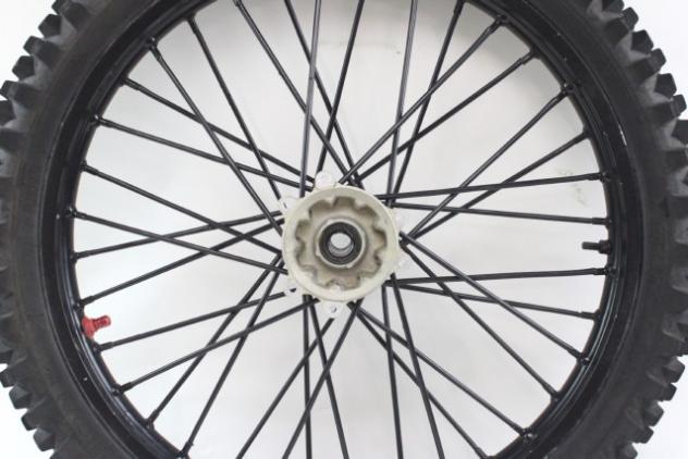 HONDA CRF 250 X 44650KSC000 CERCHIO A RAGGI ANTERIORE 21X1.60 2004 FRONT WHEEL PNEUMATICO OK - Foto 2