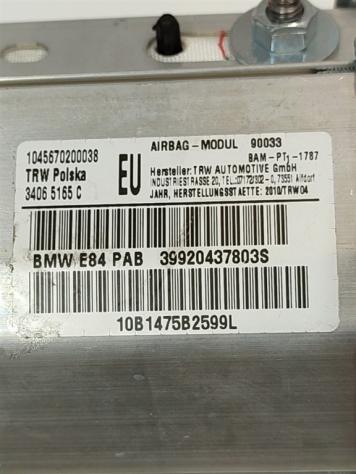 AIRBAG PASSEGGERO BMW X1 Serie (E84) 39920437803S (0915) - Foto 3