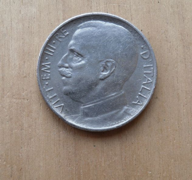 MONETA DA 50 CENTESIMI LEONI DEL 1925 RIGATO - REGNO D'ITALIA VITT. EMANUELE - - Foto 3