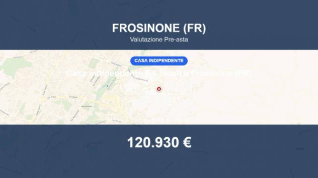 Immobile in asta di 129 m² con più di 5 locali e box auto in vendita a Frosinone