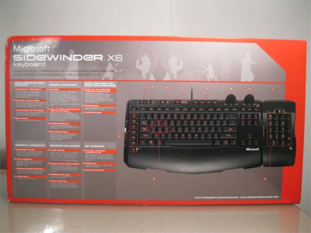 Tastiera Microsoft Sidewinder X6 NUOVA (SIGILLATA) - Foto 2