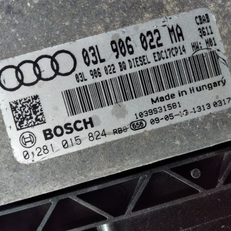 ECU AUDI A3 2.0 Tdi 143cv 0281015824 1039S31581 EDC17CP14 centralina motore B - Foto 5
