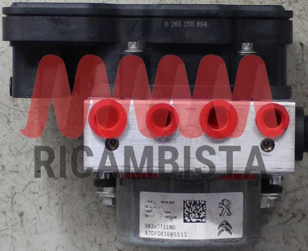 9816073880 Peugeot 308 centralina ABS gruppo pompa Bosch